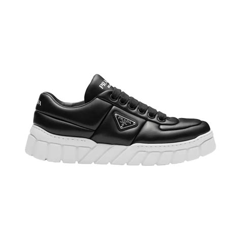 Prada Padded Nappa Leather Sneakers .